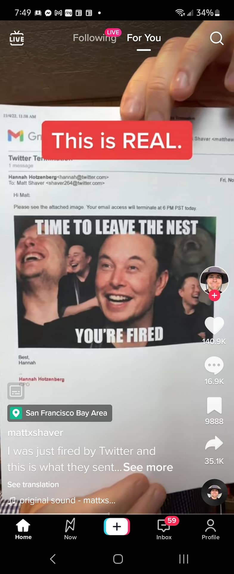 Twitter Firing